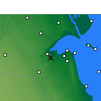 Nearby Forecast Locations - Sulaibiya - Carta