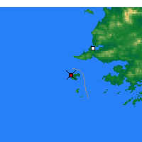 Nearby Forecast Locations - Isola di Baengnyeong - Carta