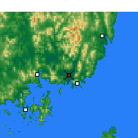 Nearby Forecast Locations - Gimhae - Carta