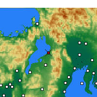 Nearby Forecast Locations - Hikone - Carta