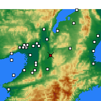 Nearby Forecast Locations - Nara - Carta