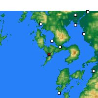 Nearby Forecast Locations - Nagasaki - Carta