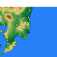Nearby Forecast Locations - Aburatsu - Carta