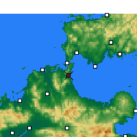 Nearby Forecast Locations - Kitakyūshū - Carta