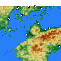 Nearby Forecast Locations - Matsuyama - Carta