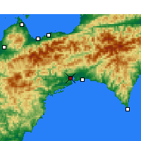 Nearby Forecast Locations - Kōchi - Carta
