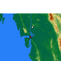 Nearby Forecast Locations - Moulmein - Carta