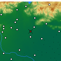Nearby Forecast Locations - Dachang - Carta