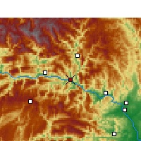 Nearby Forecast Locations - Zigui - Carta
