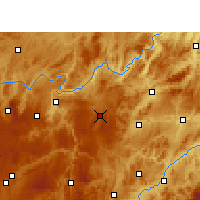 Nearby Forecast Locations - Weng'an - Carta
