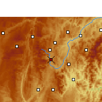Nearby Forecast Locations - Duyun - Carta
