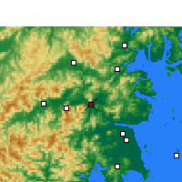 Nearby Forecast Locations - Linhai - Carta