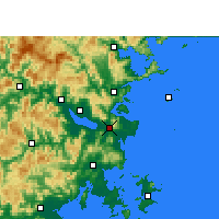 Nearby Forecast Locations - Changle - Carta