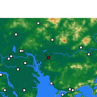 Nearby Forecast Locations - Dongguan - Carta