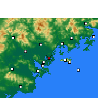 Nearby Forecast Locations - Denghai - Carta