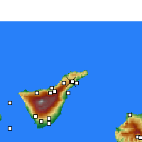 Nearby Forecast Locations - Tenerife (Nord) - Carta