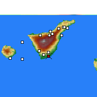 Nearby Forecast Locations - Tenerife (Sud) - Carta