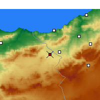 Nearby Forecast Locations - Oujda - Carta