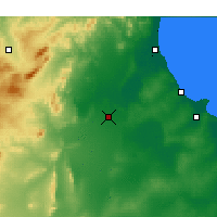 Nearby Forecast Locations - Al-Qayrawan - Carta