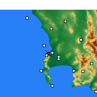 Nearby Forecast Locations - Baia della Tavola - Carta