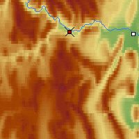 Nearby Forecast Locations - Deadman Valley - Carta