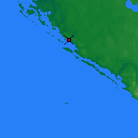 Nearby Forecast Locations - Inukjuak - Carta