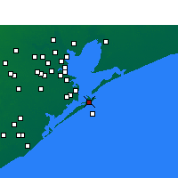 Nearby Forecast Locations - Galveston - Carta