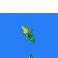 Nearby Forecast Locations - Martinica - Carta