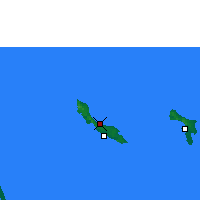 Nearby Forecast Locations - Curaçao - Carta