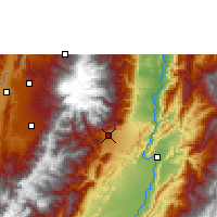 Nearby Forecast Locations - Ibagué - Carta