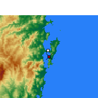 Nearby Forecast Locations - Florianópolis - Carta