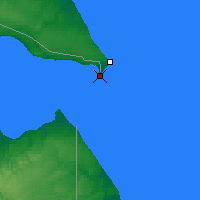 Nearby Forecast Locations - Punta Dúngeness - Carta