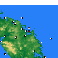 Nearby Forecast Locations - Penisola di Purerua - Carta