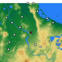 Nearby Forecast Locations - Tīrau - Carta