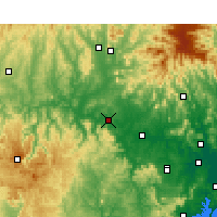 Nearby Forecast Locations - Jerrys Plains - Carta