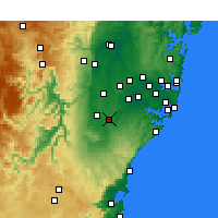 Nearby Forecast Locations - Campbelltown - Carta