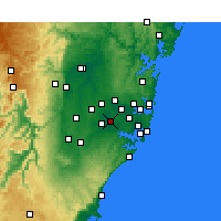 Nearby Forecast Locations - Bankstown - Carta