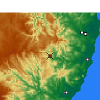 Nearby Forecast Locations - Yarras - Carta