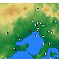 Nearby Forecast Locations - Melbourne - Carta