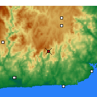 Nearby Forecast Locations - Combienbar - Carta