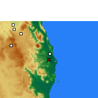 Nearby Forecast Locations - South Johnstone - Carta