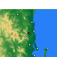 Nearby Forecast Locations - Nambour - Carta