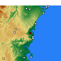 Nearby Forecast Locations - Wollongong - Carta