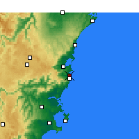 Nearby Forecast Locations - Kiama - Carta