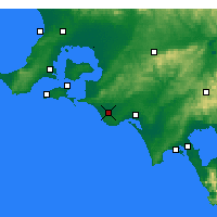 Nearby Forecast Locations - Wonthaggi - Carta