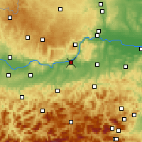 Nearby Forecast Locations - Melk - Carta