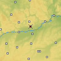Nearby Forecast Locations - Kösching - Carta