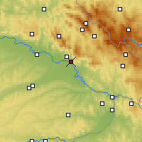 Nearby Forecast Locations - Deggendorf - Carta