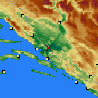 Nearby Forecast Locations - Metković - Carta