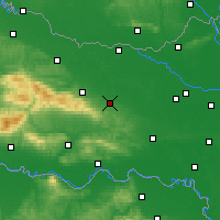 Nearby Forecast Locations - Našice - Carta